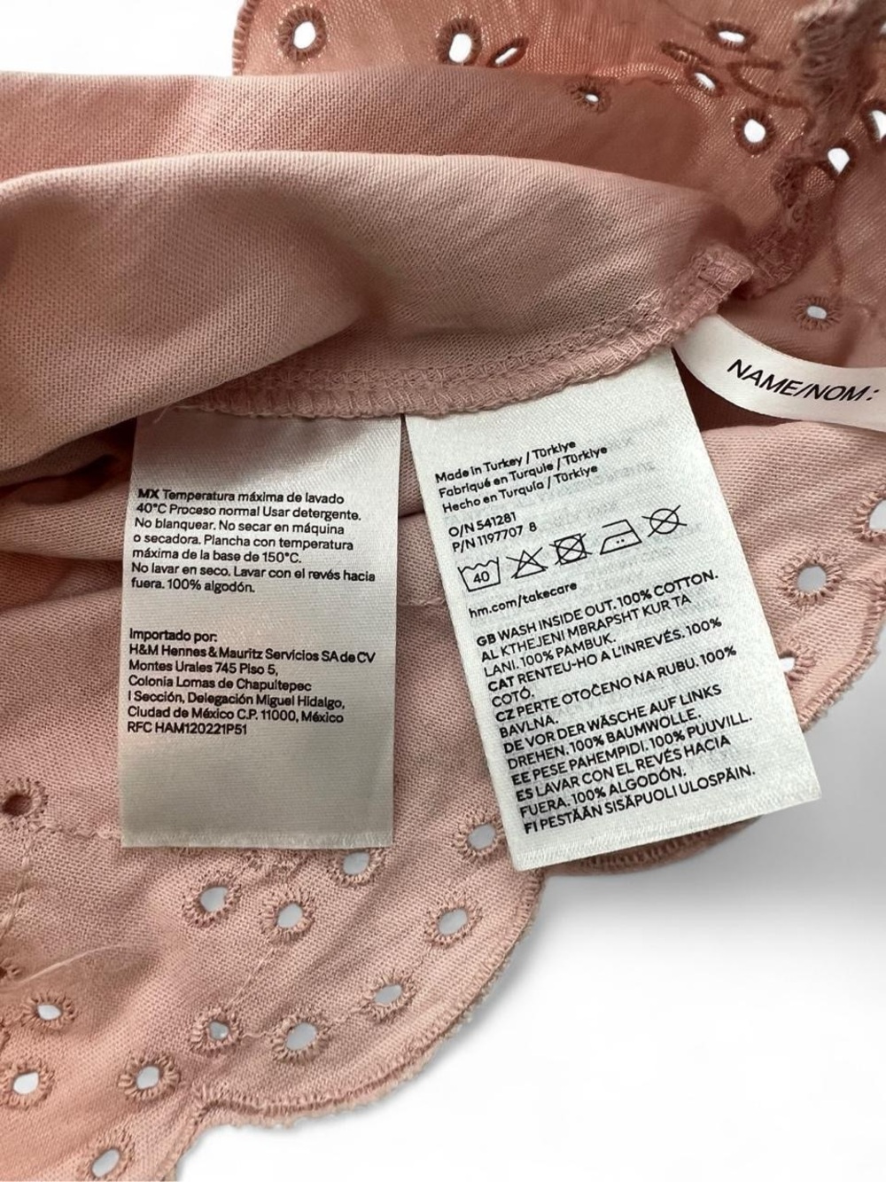 H&M Light Pink Ruffle Strap Tank - Picture 3 of 5